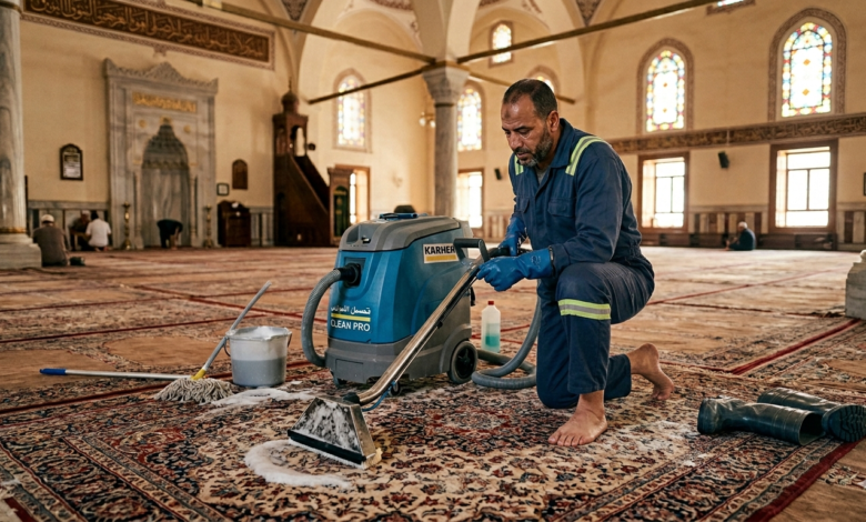 غسيل سجاد المساجد بالرياض